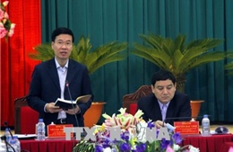 Đồng chí Võ Văn Thưởng chỉ đạo hội nghị kiểm điểm của Ban Thường vụ Tỉnh ủy Nghệ An 